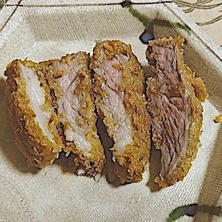 ラム肉のスパイス焼きカツ（ほぼ臭み無し）